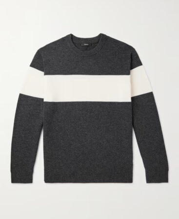 Hilles Striped Wool-Blend Sweater