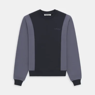 Paneled Fleece Crewneck