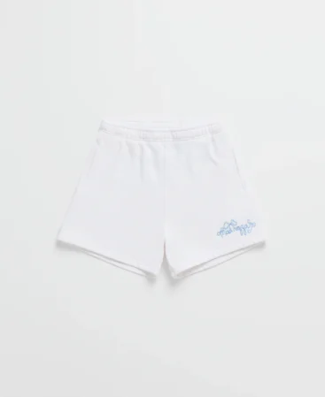 MadhappyBow Fleece Short White