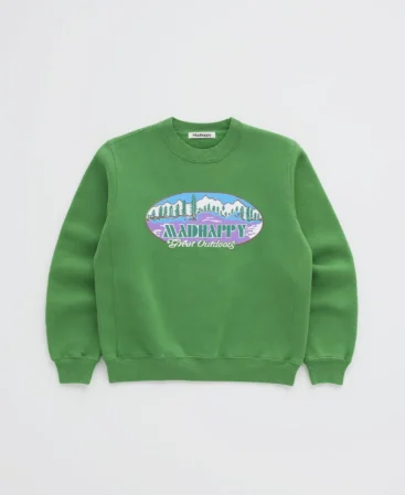 Madhappy Great Outdoors Green Crewneck