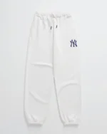 Madhappy Yankees Embroidered Fleece Sweatpants White